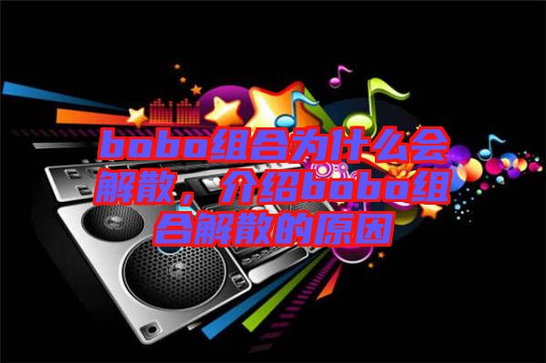 bobo組合為什么會解散，介紹bobo組合解散的原因