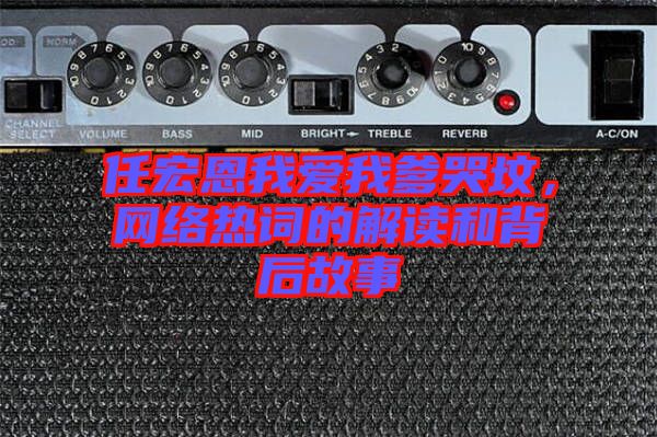 任宏恩我愛我爹哭墳,網(wǎng)絡(luò)熱詞的解讀和背后故事
