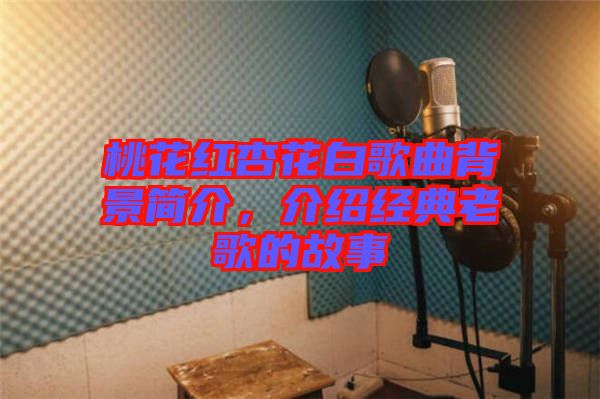 桃花紅杏花白歌曲背景簡介,介紹經(jīng)典老歌的故事