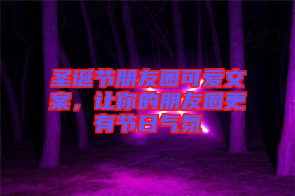 圣誕節(jié)朋友圈可愛(ài)文案,讓你的朋友圈更有節(jié)日氣氛