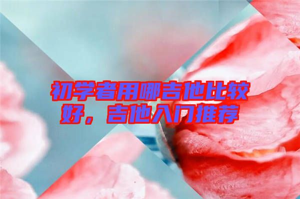 初學者用哪吉他比較好，吉他入門推薦
