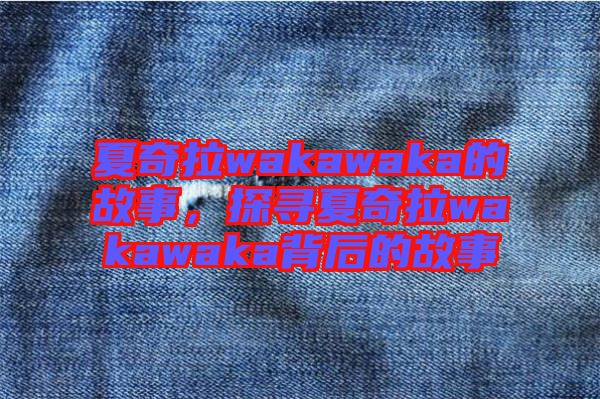 夏奇拉wakawaka的故事,探尋夏奇拉wakawaka背后的故事
