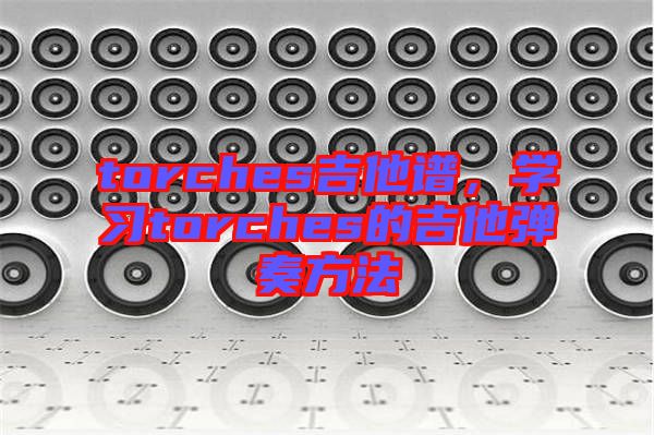 torches吉他譜，學習torches的吉他彈奏方法