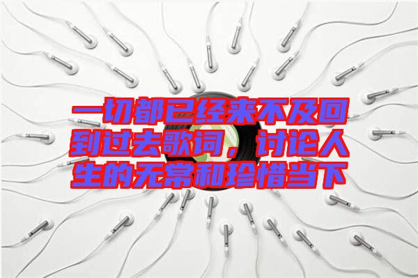 一切都已經(jīng)來不及回到過去歌詞，討論人生的無常和珍惜當下