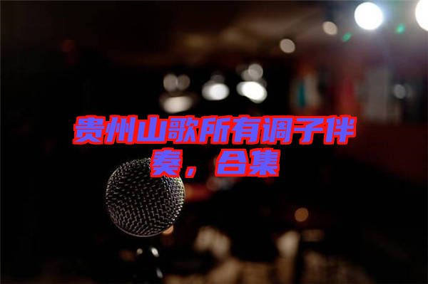 貴州山歌所有調子伴奏,合集