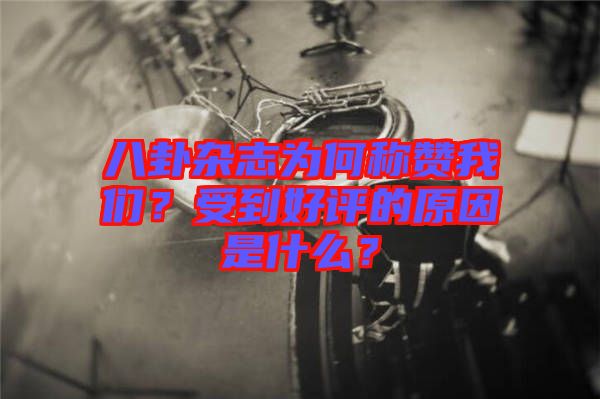 八卦雜志為何稱贊我們？受到好評(píng)的原因是什么？
