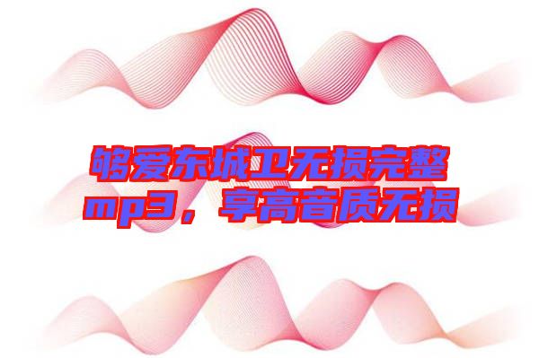 夠愛東城衛(wèi)無(wú)損完整mp3，享高音質(zhì)無(wú)損