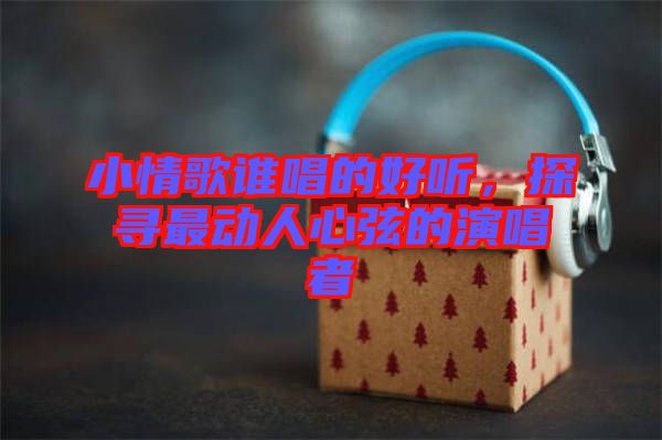 小情歌誰唱的好聽,探尋最動人心弦的演唱者