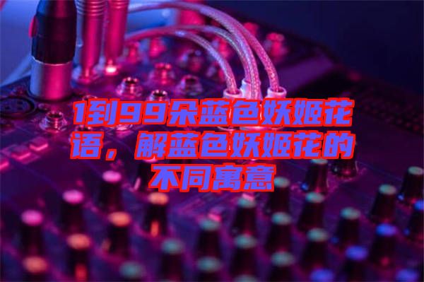 1到99朵藍(lán)色妖姬花語(yǔ),解藍(lán)色妖姬花的不同寓意