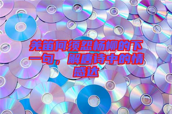 羌笛何須怨楊柳的下一句,解唐詩中的情感達(dá)