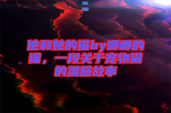 他和她的貓by唧唧的貓,一段關(guān)于寵物貓的溫馨故事