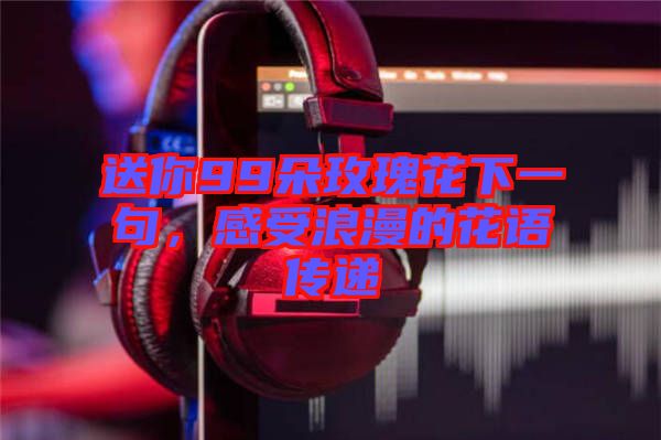送你99朵玫瑰花下一句,感受浪漫的花語(yǔ)傳遞